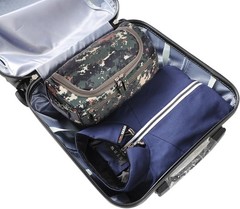 Mens Toiletry Bag Wash Travel Small Shaving Dop Kit Shower Bathroom Ditty Hyg…
