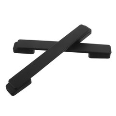 2Pcs Lightweight Black Plastic Luggage Handle Grips Durable Suitcase Accessories