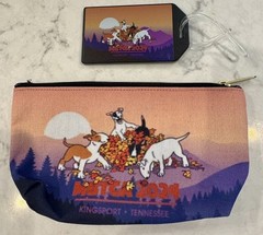 Miniature Bull Terrier Luggage Tag and Toiletry Bag Set National 2024 New