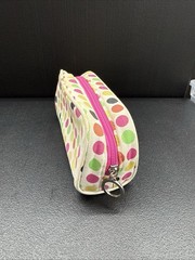 Contents Bag Pouch Brown Zip Compartments
