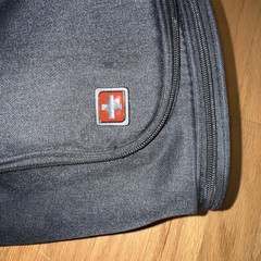 Swiss Tech Hanging Toiletry Travel Bag Slate Gray 25 pockets