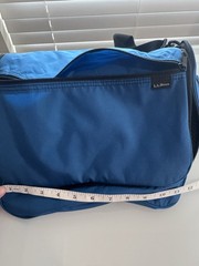 L.L. Bean Blue Personal Organizer Hanging Toiletry Bag Camping Travel Gym