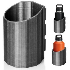 Magnetic Bottle Holder – Super Strong Magnets for 64oz 64oz-4.92 », Black