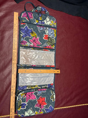 Vera Bradley Hanging Toiletry Bag Floral Travel Cosmetic Organizer