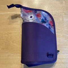 Lug Canoe Makeup Brush Holder Wildflower Cosmetic Bag Paint Brush Organizer