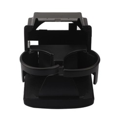 Dasbecan Rear Console Cup Holder Sub Assembly Replacement Compatible Black
