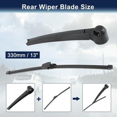 Rear Windshield Wiper Blade Arm Set for VW Golf MK4 1997-2003 – 330mm 13inch