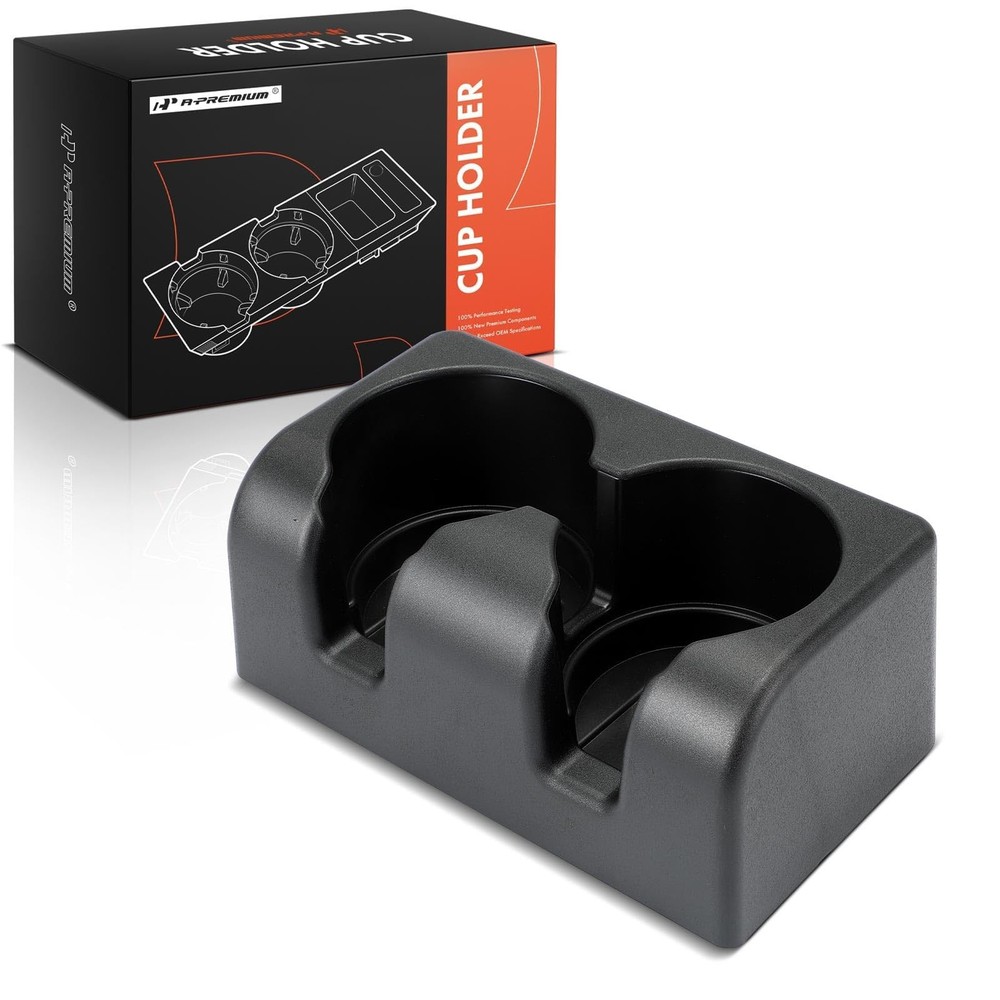 A-Premium Cup Holder Compatible with Chevrolet Colorado 2004-2012 & Black
