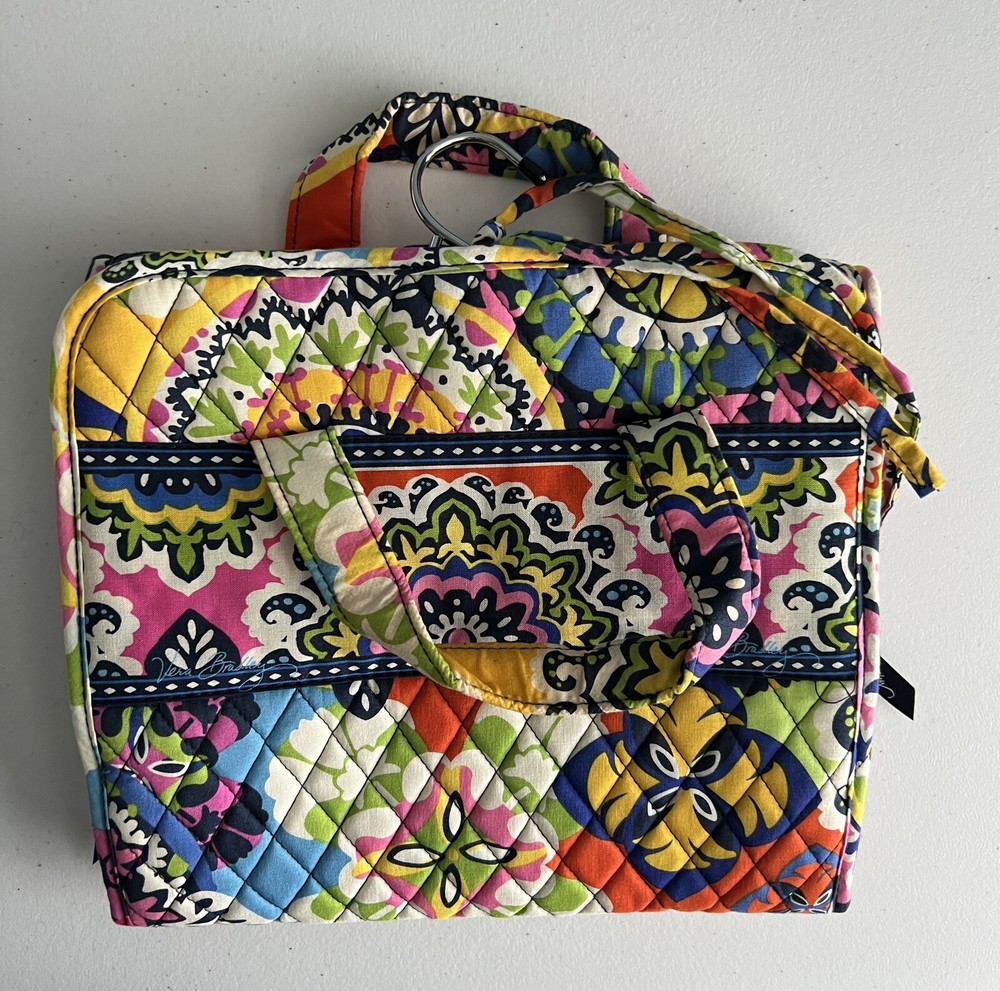 Vera Bradley Rio Hanging Organizer Cosmetic Jewelry Makeup Travel Floral