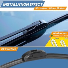 3 Wipers For Chevy Suburban 1500 2500 Tahoe Trailblazer 06-00 /GMC Envoy