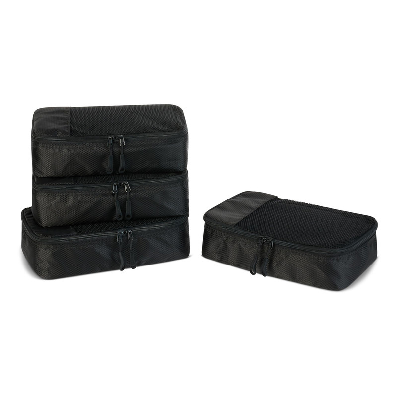 Retailer Essentials 4-Piece Space-Saving Packing Cubes Travel Accessories Set