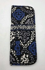 Vera Bradley Straighten Up Curl Curling Iron Insulated Cover Canterberry Cobalt