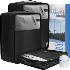 Vacuum Packing Cubes with Pump – IPX8 Compression Bags for Travel