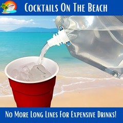 Cruise Flask Kit Rum Runner Sneak Smuggle Alcohol Liquor Booze Bags Plastic Ship