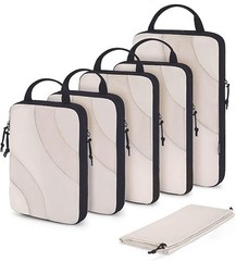 Compression Packing Cubes, 6 Set/4 Set/2 Set Travel Packing Cubes for Carry on S