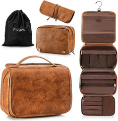 Hanging Toiletry Bag for Men Travel Essentials 3-In-1 Large Waterproof Dopp Kit