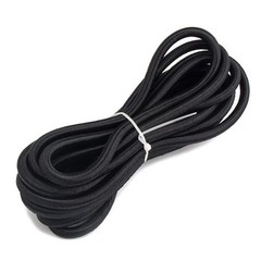 1/8&Prime; x 26&prime; Bungee Shock Cord – Elastic Nylon Cords Marine x 26&prime;, Black