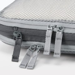 MUJI Recycled Polyester Compression Packing Case Gray S Approx. 20 x 26 x 10 cm