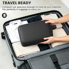 Travel Toiletry Bag, Waterproof Hanging Dopp Kit, Organizer for Men & Women | Tr