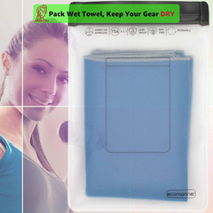 4 Pack TSA Approved Toiletry Bag Leak Proof Zipper Free, TSA Toiletry Bag Clear