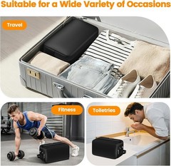 Toiletry Bag for Men, Water-Resistant Toiletry Travel Bag & Tactical Shower Bag