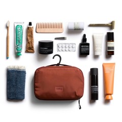 3L Hanging Toiletry Bag for Travel – Compact Organizer for Men & Women, Clay Col