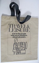 Vintage Travel & Leisure Cloth Tote Bag