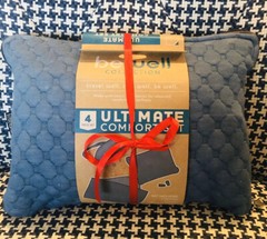 Be Well Collection 4 Piece Ultimate Comfort Set Travel New Blue Black