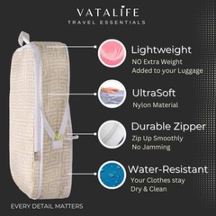 Compression Packing Cubes for Travel, Lightweight Luggage Organizers 3pc Set