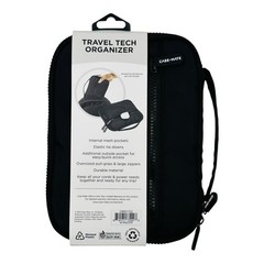Case Mate Travel Tech Organizer for Device Accessories Black