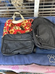 3 Variety Collection Bathroom Bags Storage Travel Black Floral Red Womens Men’s
