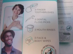 3 Packs of Smart Care Personal Refresh Kit Hygiene Travel Beach Car Toiletries