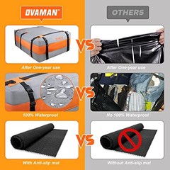 20 cu ft Rooftop Cargo Bag Waterproof 900D Anti Slip