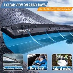 OEM QUALITY 24+18 Premium Original Replacement Windshield Wiper Blades,Quiet …