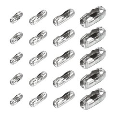 Ball Chain Connector Closures, for 2/2.4/3.2/4mm Beads Ball Chain, 270pcs