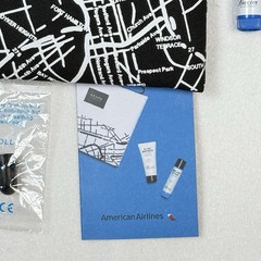 American Airlines Toiletry Bag STATE Amenity Kits Brooklyn Map