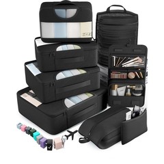 Veken 10 Set/8 Set Packing Cubes For Travel Essentials Suitcase Organizer Bags