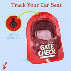 J.L. Childress Gate Check Travel Bag for Car Seats – Red