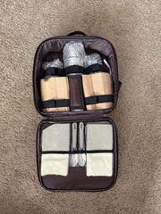 Gevalia Backpack Coffee Tea Stainless Thermos Mugs Travel Set