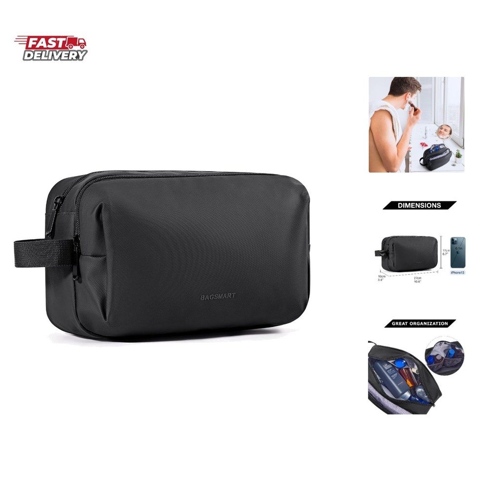 Toiletry Bag for Men, Travel Toiletry Organizer Dopp Kit Water-resistant Shav…