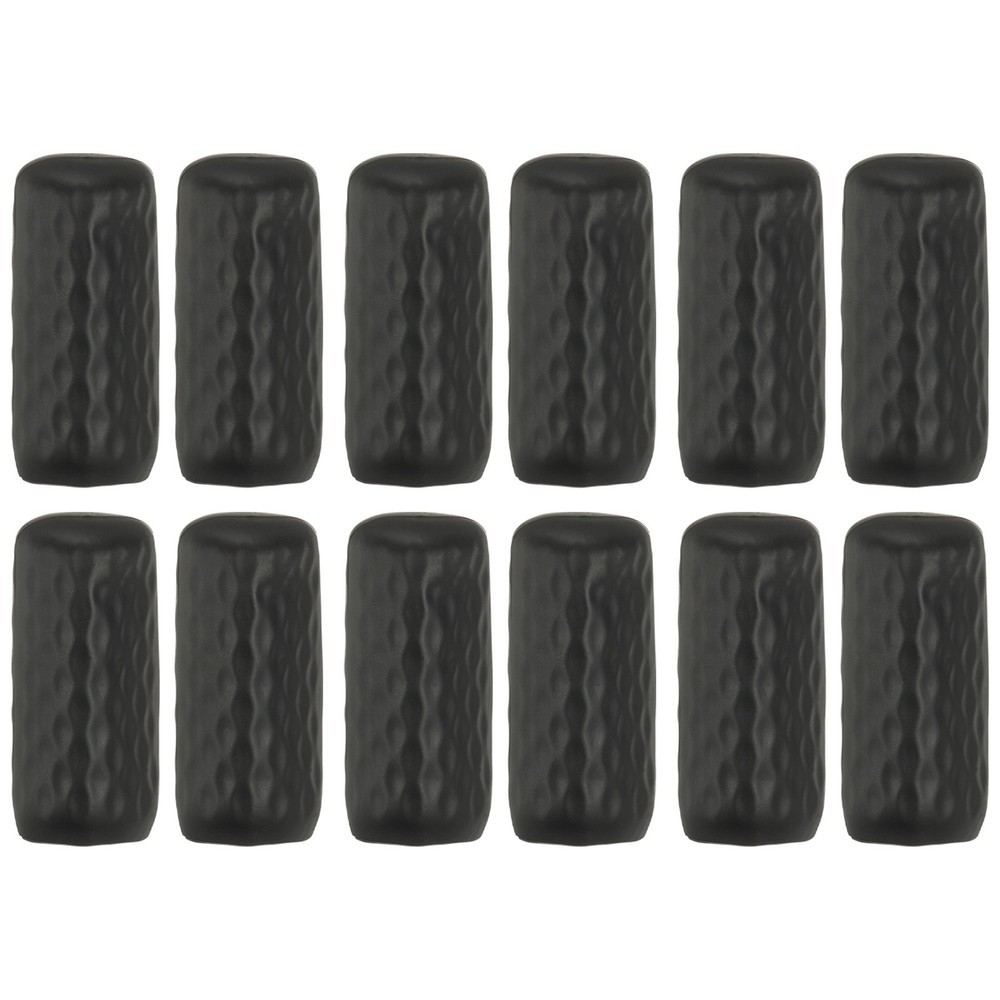 12Pcs Silicone Bottle Covers for Travel Black