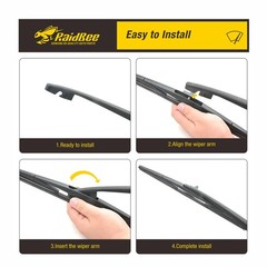 14&Prime; Waterproof Silicone Rear Wiper Blade Replacement for Honda Pilot 20102015