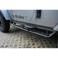 20578 Aluminium Alloy Running Boards Side Steps Fit Jeep Wrangler JK 4 Doors