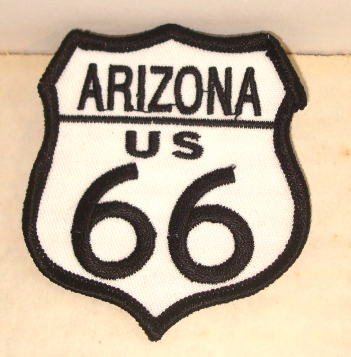 ARIZONA US ROUTE 66 Embroidered IRON ON PATCH 3 inch