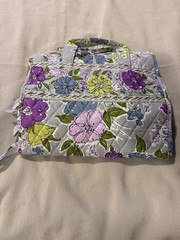 Vera Bradley Retired Watercolor Floral Toiletry Hanging Bag
