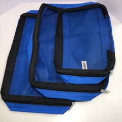Travel Bags (3) AARP Zip Organize Clothes Lightweight Roadtrip Car Wet Beach Dog