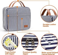 Waterproof Toiletry Organizer with Hook – Perfect for Stylish Women Travelers