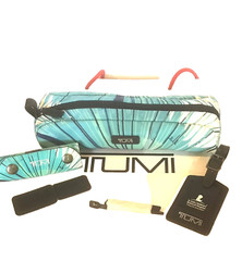 TUMI Accent Kit St Jude Children&rsquo;s Hospital Paint Splatter Blue Pouch NEW DESIGN
