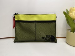The North Face China Airlines Neon Lime Green Utility Pouch Travel Bag