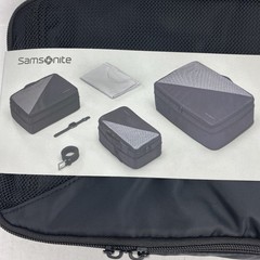 Samsonite 3 Piece Compression Packing Cube Travel Set Black 153100-1041 NEW